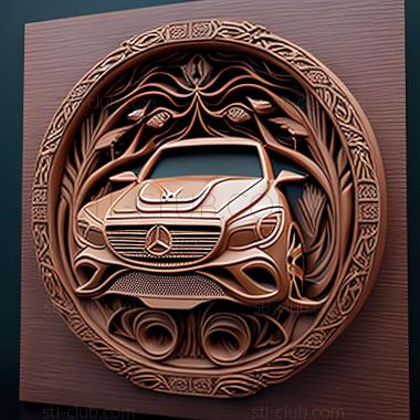 3D model Mercedes Benz W205 (STL)